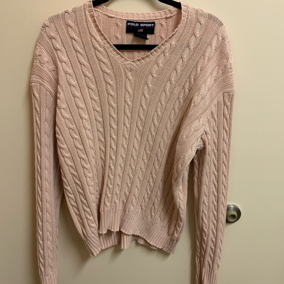Light pink Ralph Lauren Sweater XL - Picture 2 of 4